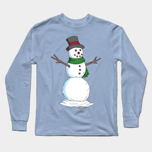 Snowman Long Sleeve T-Shirt